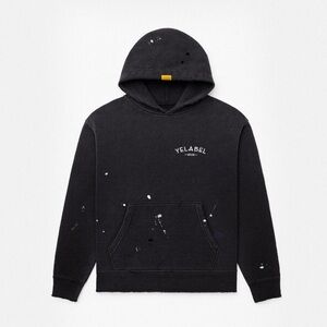 Yelabel Atelier Hoodie Paint Hoodie Faded Black